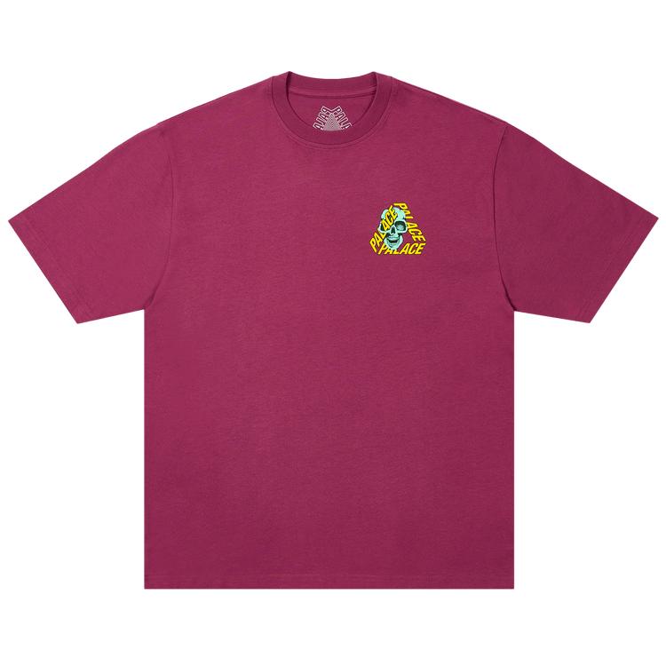 

Palace P3 Футболка Череп Берг Унисекс Топы Красный P28TS198 S