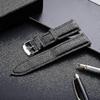 Heimkonsolen-Zubehör Universelles Lederarmband Eidechsenstruktur Größe 12 mm Schwarz