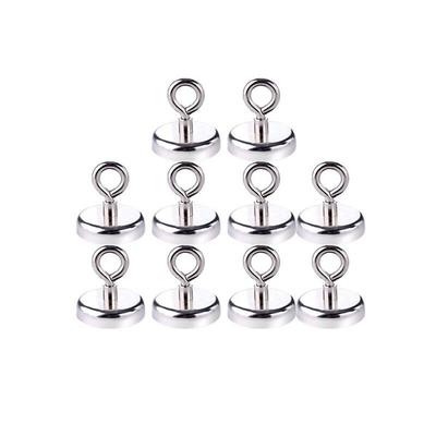 High-Strength Round Salvage Magnet with Eye Bolts