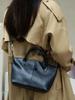 New Fashion Women's Genuine Leather Single Shoulder Crossbody Bag - Top Layer Cowhide Dumpling Design
