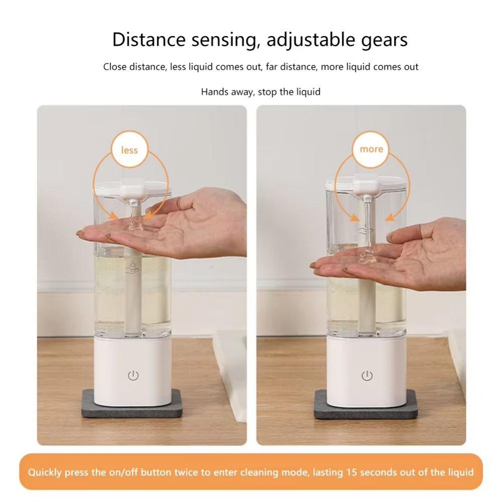 Touchless Automatic Liquid Soap Dispenser Infrared Induction Electric Gel Soap Jar Bathroom