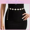 Waist Fashion Metal Chain With Four Leaf Clover Shape And Detailing For Daily
