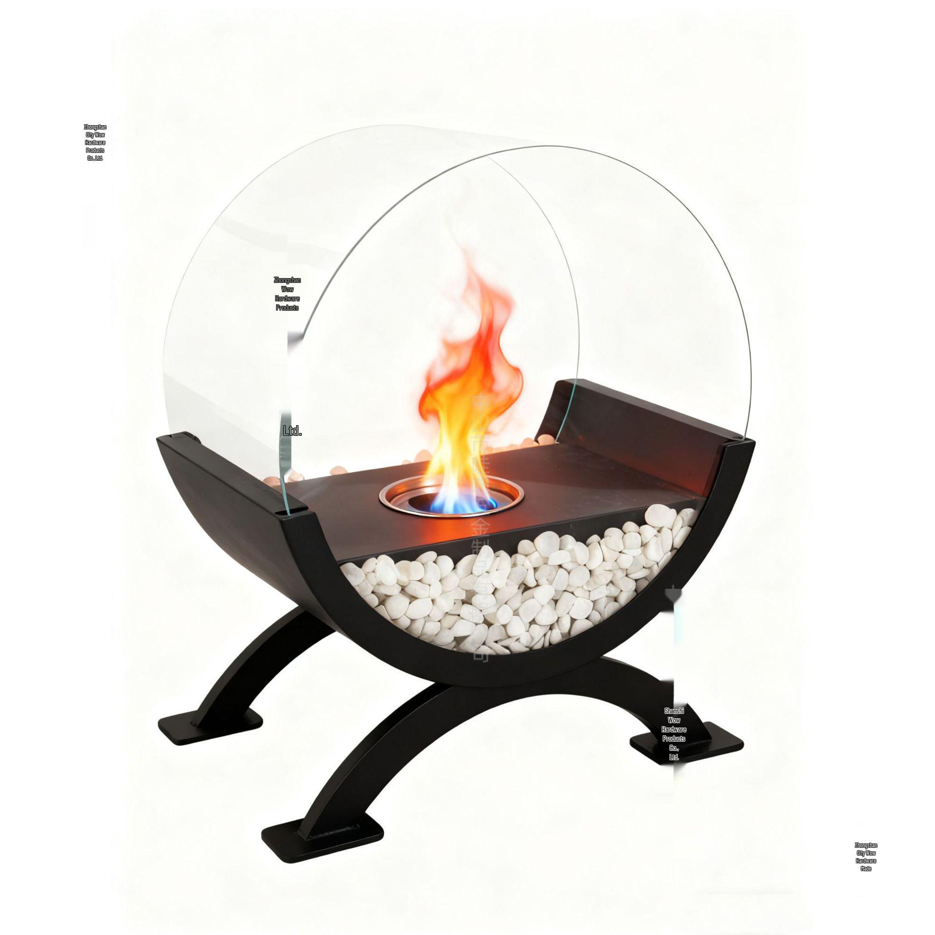 

Портативный уличный полукруглый арочный спиртовой камин-печь