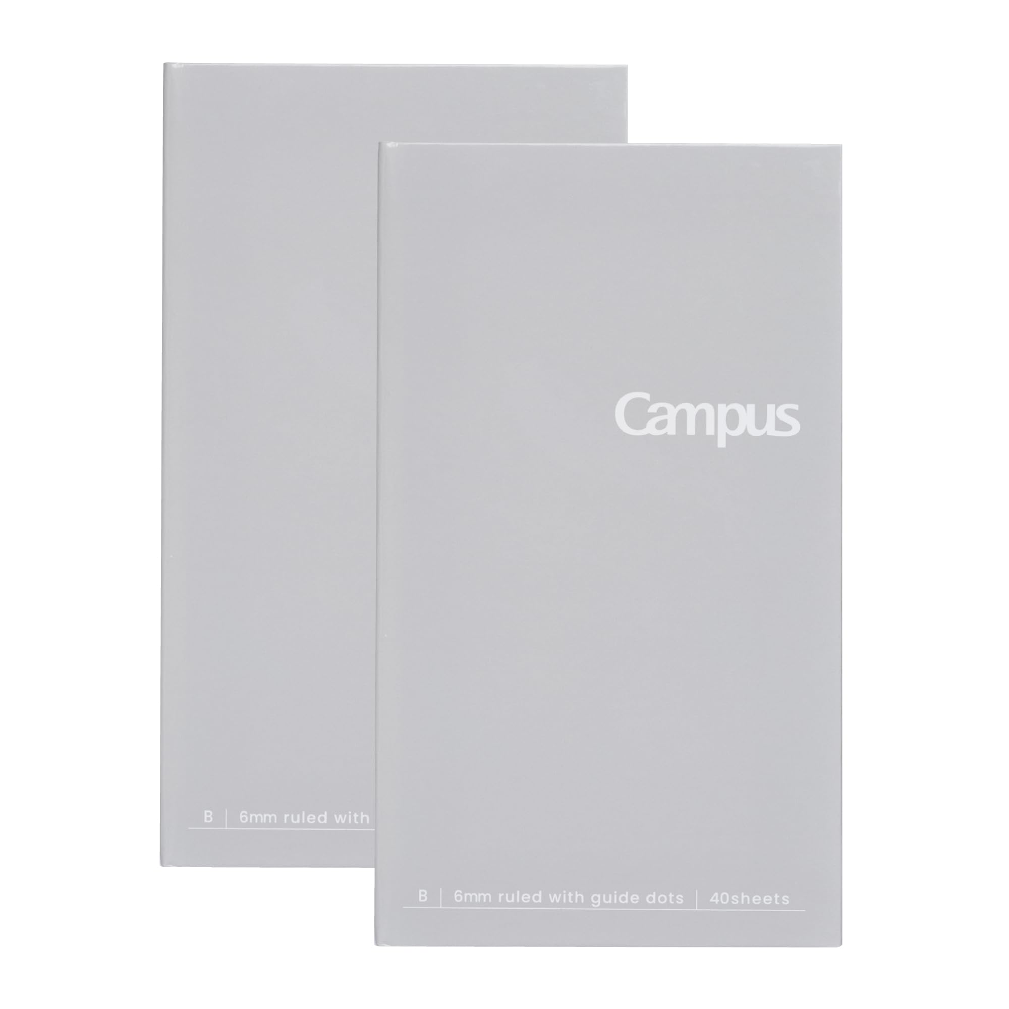 

KOKUYO Campus Pocket Notebook for Studying in Your Spare Dotted Set of 2 Time, Ruled, Gray, (AM-PN291BT-MX2) серый