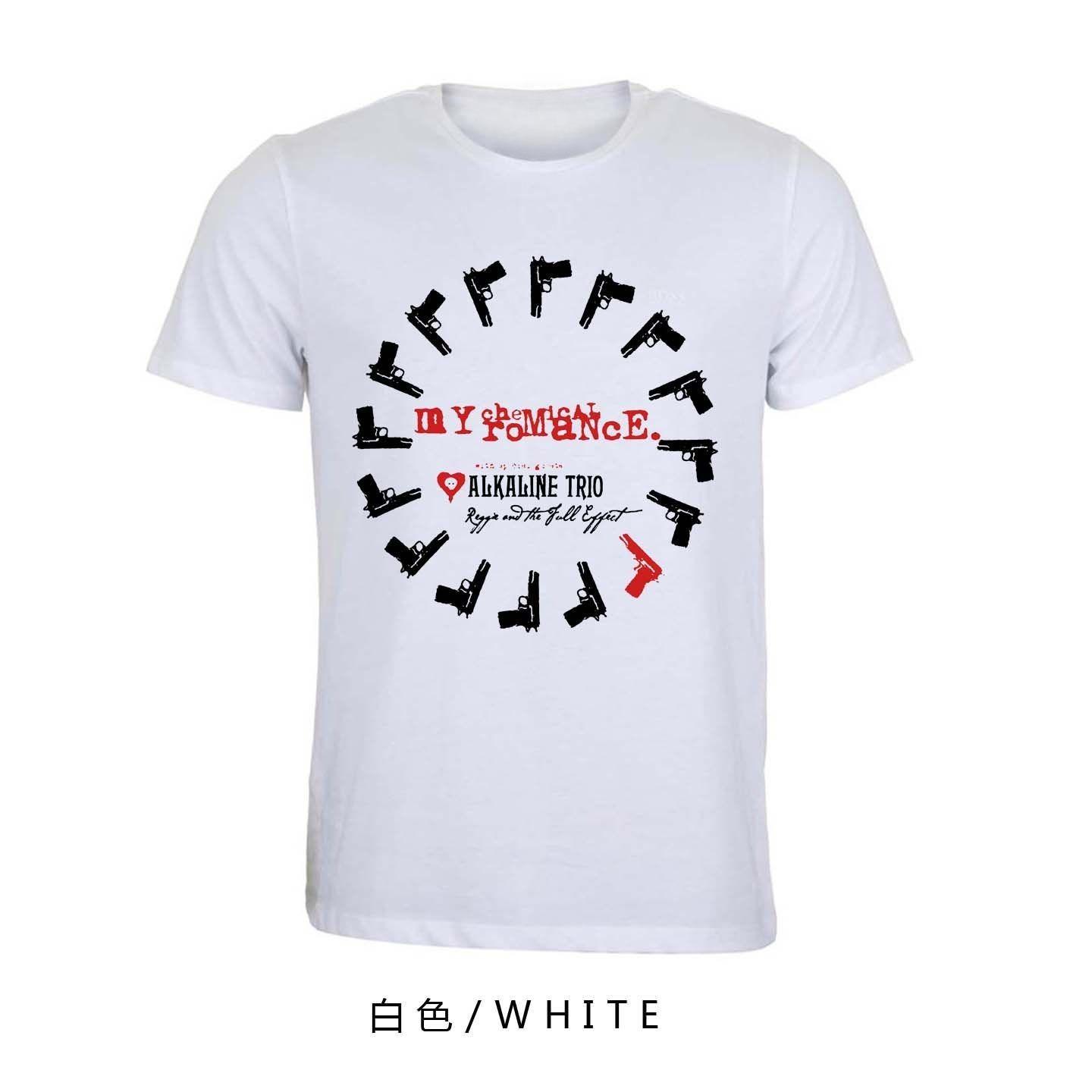 

My Chemical RoUnisexce Band Print Fashion TShirt Short Sleeve for Unisex and Women 4XL