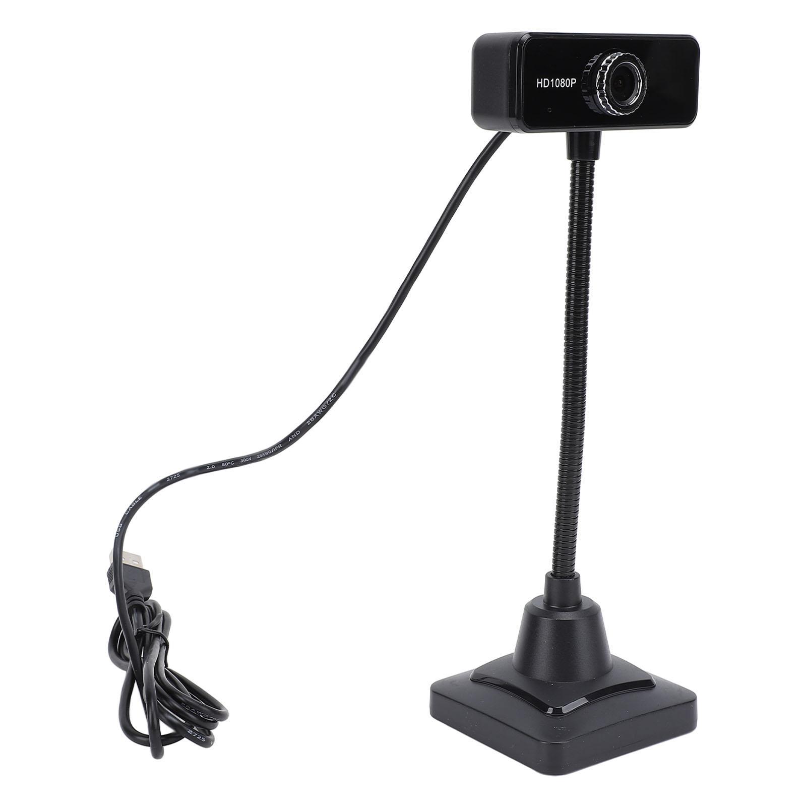 

Веб-камера USB HD 1080P з мікрофоном із функцією приглушення носа, ширококутна настільна веб-камера для ПК та ноутбука