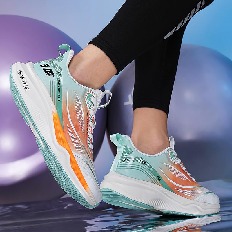 Men's breathable speed runing shoes casual four season outdoor sneakers wear-resistant soft-sole comfortable racing sports shoes