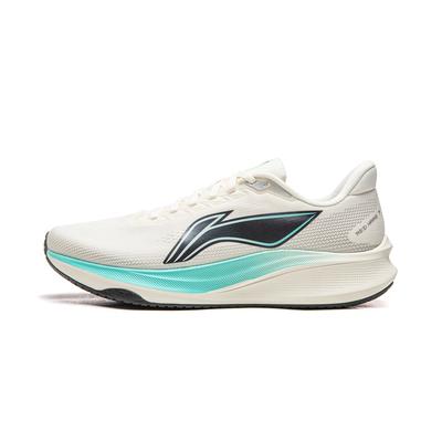 Li Ning Red Hare 9 Amortecimento Resistente à Abrasão Cano Baixo Casual Tênis de Corrida Masculino Branco ARPW003-10