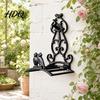Porta Maniche Floralmente Goffrato Portabottiglie Vintage Ghisa Giardino Esterno Pesante
