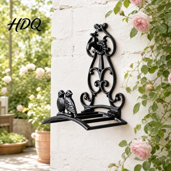 Porta Maniche Floralmente Goffrato Portabottiglie Vintage Ghisa Giardino Esterno Pesante