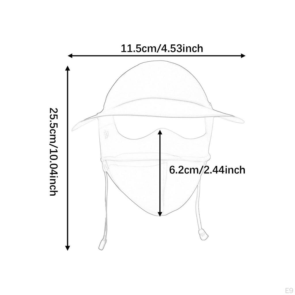 Oddychająca na twarz Lekka Nie duszna Pełna osłona ochronna na plażę, zakupy, podróże