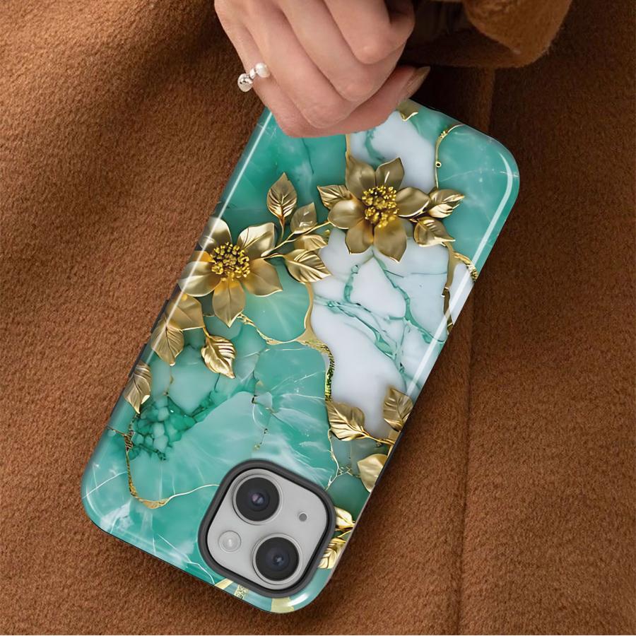Flower Marble Soft Cover Capa Phone Case for Apple iPhone 17 14 16e 12 16 XS XR 13 15 Air 11 Pro Max Plus