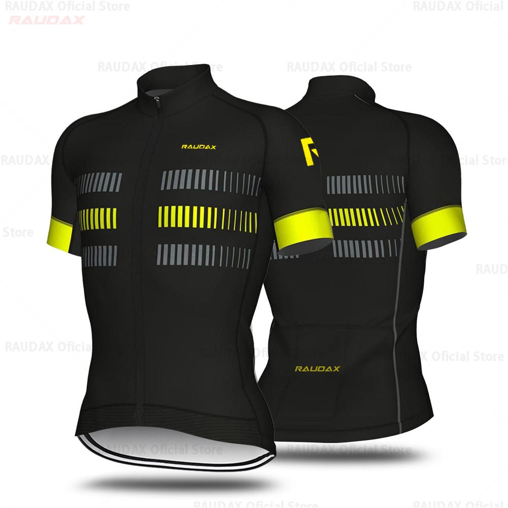 Team Raudax Cycling Clothing MTB Cycling Bib Shorts Bike Jerseys Triathlon Ropa Ciclismo 2026 Summer Breathable Cycling Suit Set