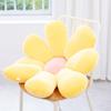 40-80cm Daisy Plush Plant Pillow Lifelike Sunflower Seat Cushion Yellow Pink Beige Chair Flower Pillow