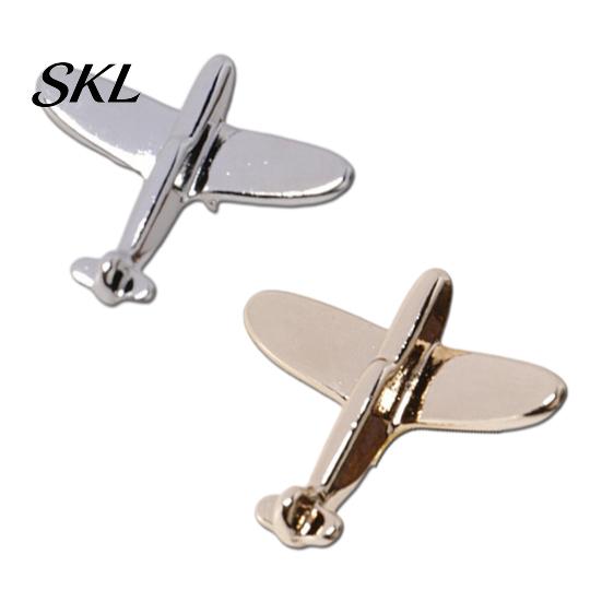Brooch Men Suit Brooch, Airplane Design Lapel Pin with Clip-on Pin, Formal Wear Smooth Polished Alloy Badge for Casual Accessory Cardigan