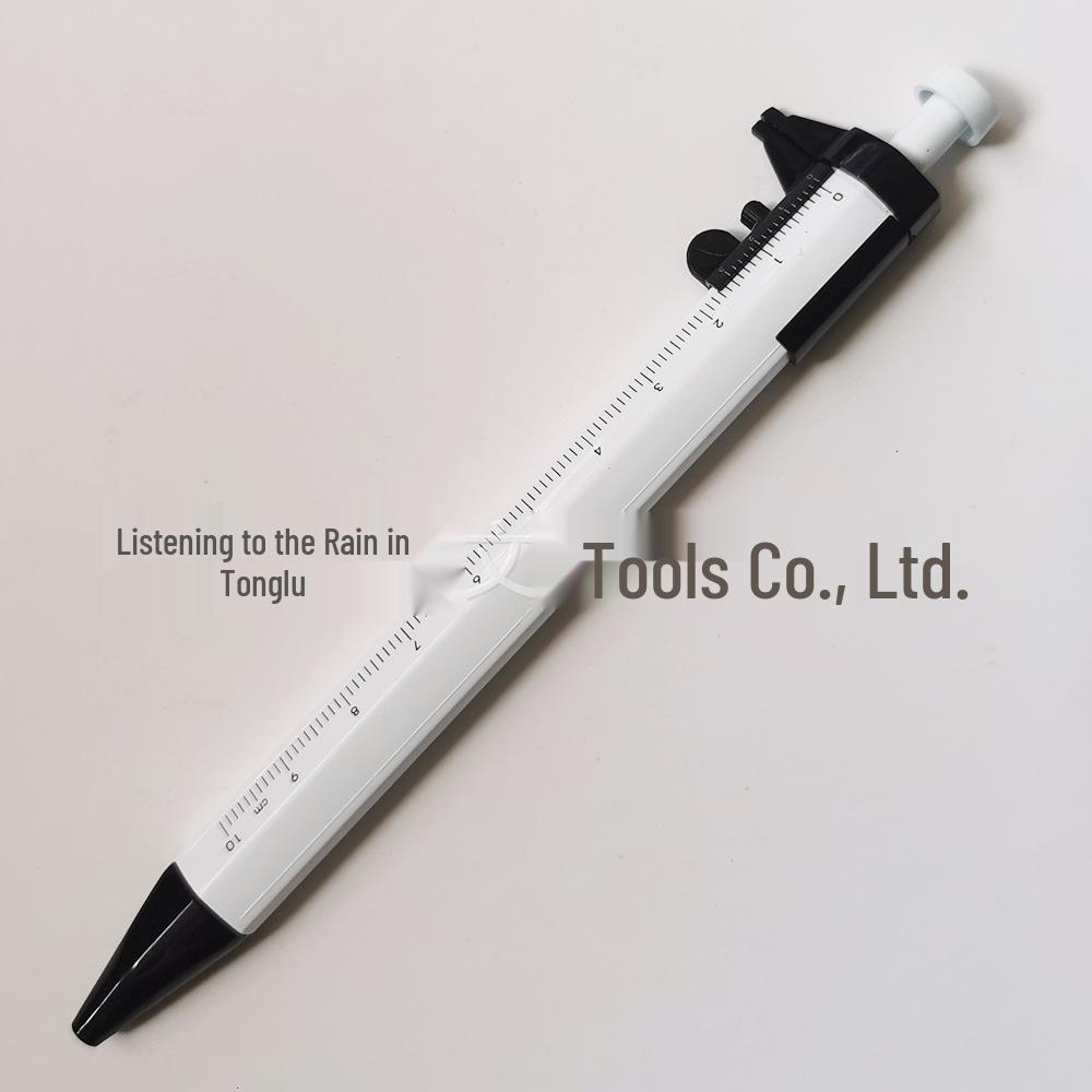 Creative Silver Vernier Caliper Ballpoint Pen – Personalized Multifunctional Gift Pen