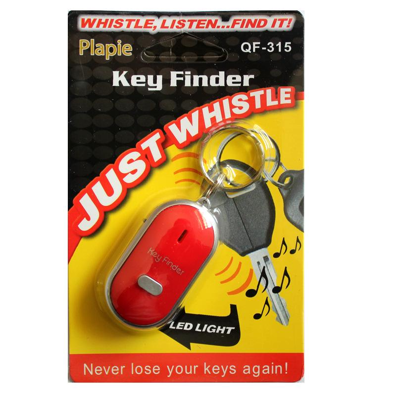 LED Smart Whistle Key Finder with Sound Control and Manual Switch