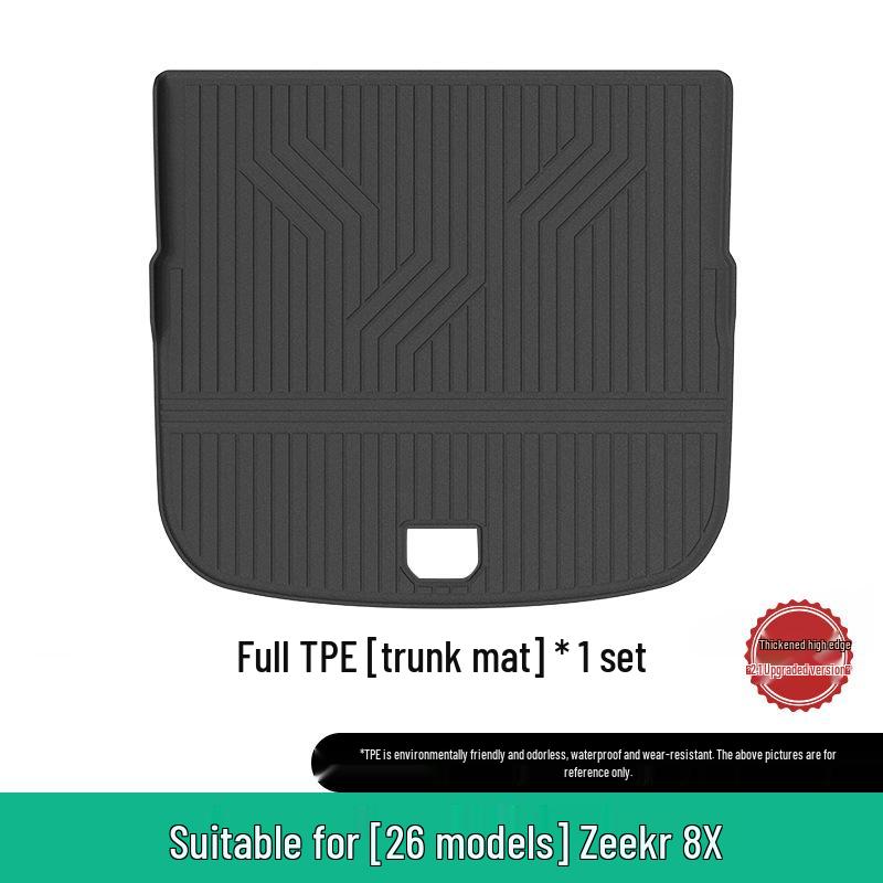 Zeekr 8X Car Floor Mats - TPE, Waterproof, Anti-Slip, Eco-Friendly, Fits 26 Models.