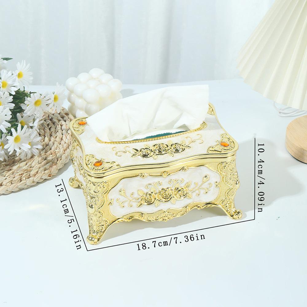 Nordic tissue box home living room tissue box creative light luxury tissue box high-end restaurant fashion ornaments