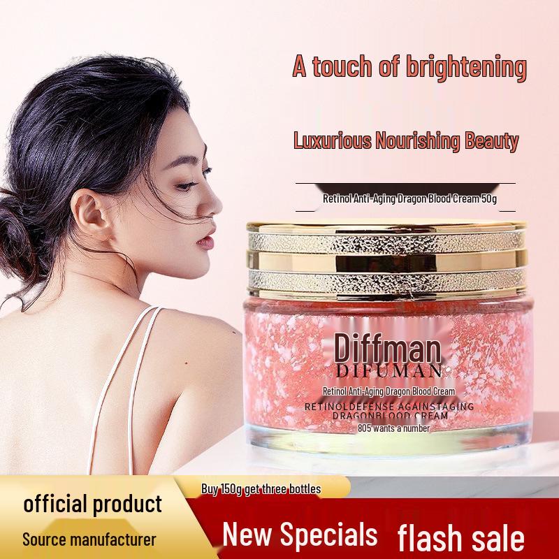 Ретиноловый крем для лица «Кровь дракона»: Осветляет тон кожи и уменьшает мелкие морщины