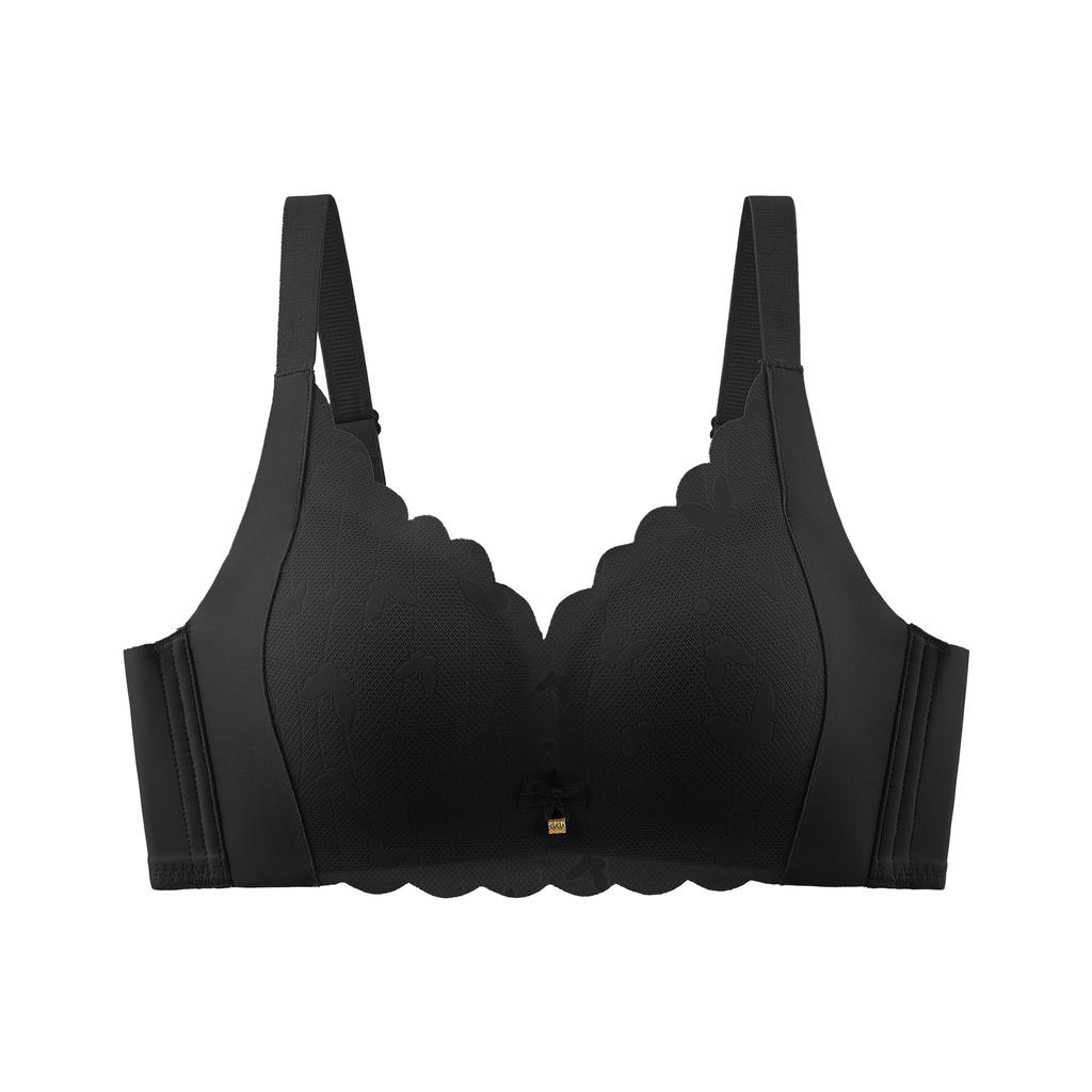 Women Seamless Lace Bra Big Bust Reduction Side Collection Gather No Underwire Anti Sagging