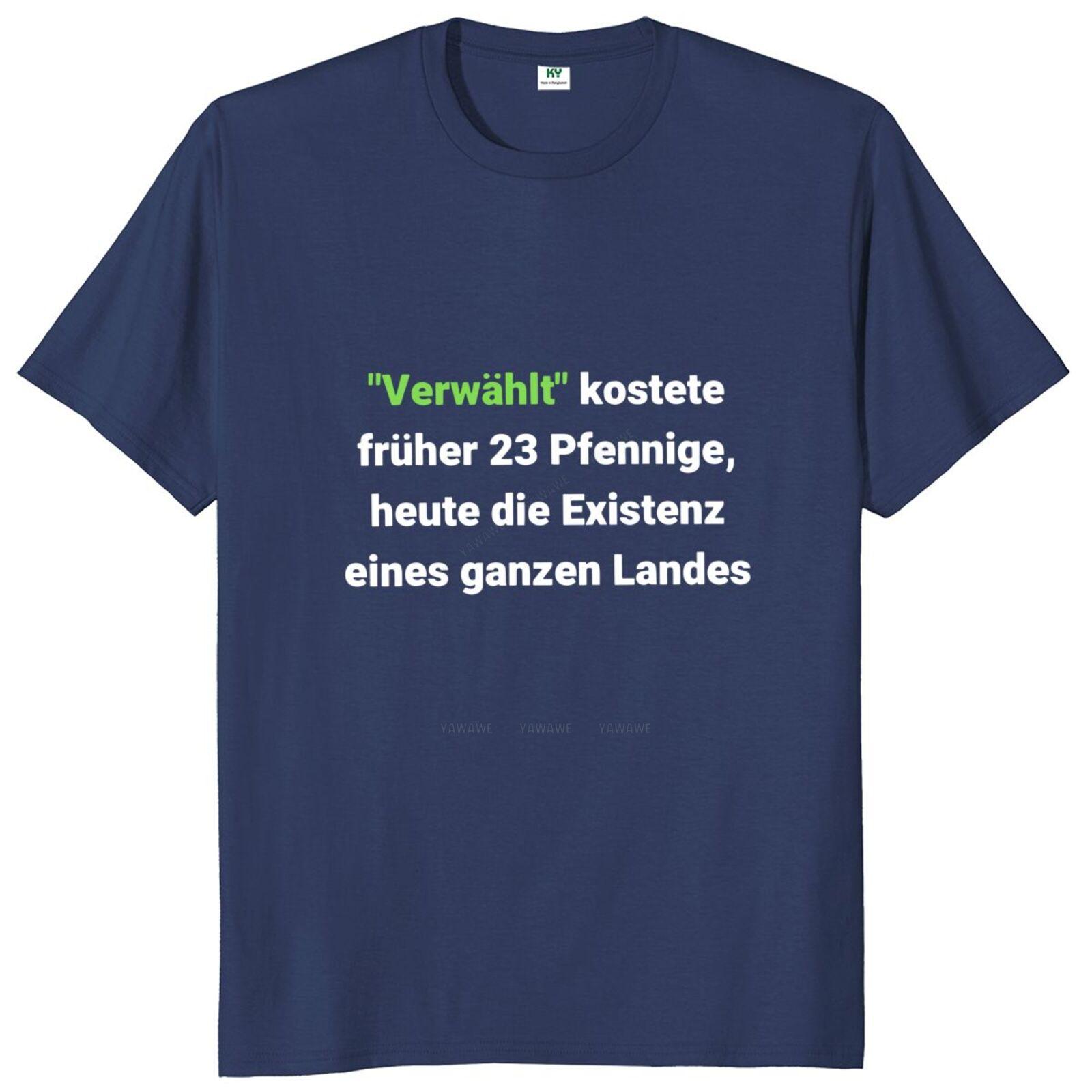 

Verwählt Kostete Früher 23 Pfennige T Shirt Funny Meme German Text Vintage Humor Tee Tops Casual Cotton Unisex Soft Tshirts S