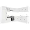 Kitchen Cabinet Set, Porto, 14-Piece, White