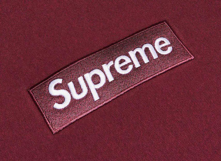 Supreme Box Logo Hooded Sweatshirt Plum (21FW)