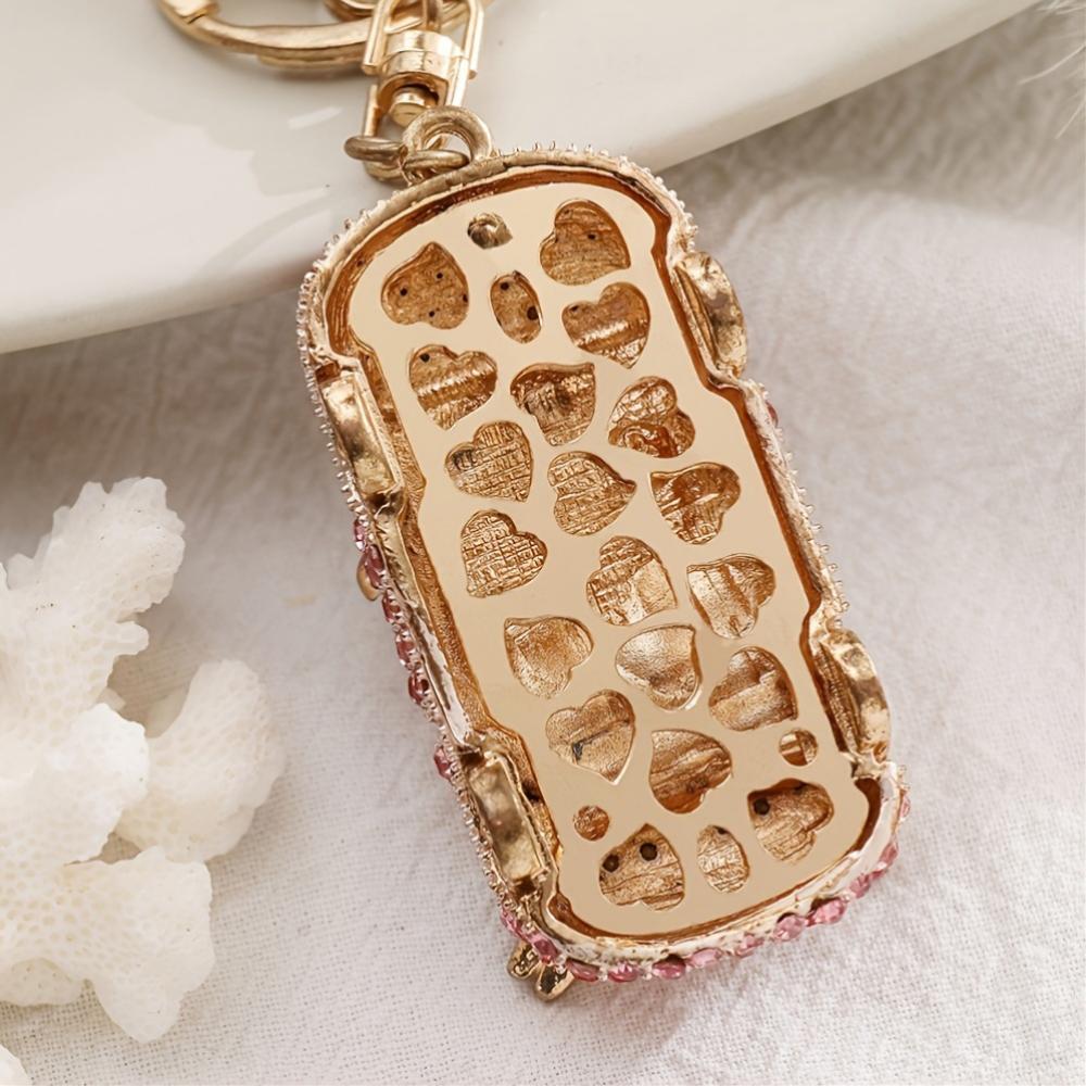 Car Rhinestones Car Shape Keychains, Car Keyrings, Fit Keychains, Backpacks, Decorations, Gifts