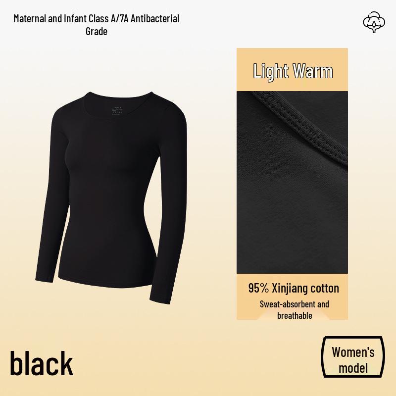 Class A Pure Cotton Thermal Underwear Set for Couples: Thin, Elastic, Warm Winter Wear for Men & Women
