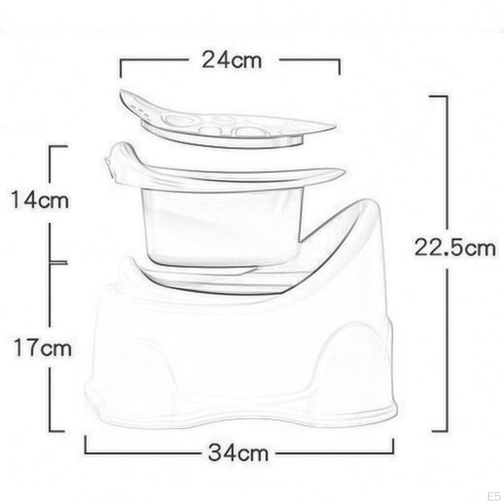 Baby Toddlers Potty Toilet Cute Children Seat for Indoor Girls Travel Green