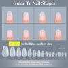 150pcs Short Matte False Nails Full Cover Coffin Square Almond Press On False Nails Soft Gel Nail Tips Manicure Extension Tools