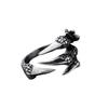 Dragon Claw Ring Stainless Steel Sharp Claw Punk Jewelry Open Ring for Men Women Animal Hand Accessories