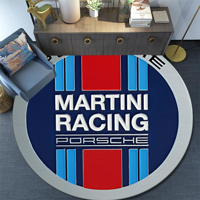 

Cartoon Print Round Area Rug,Carpet Rug for Living Room Bedroom Sofa Playroom Decor,Non-slip Floor Mat 80cmx80cm