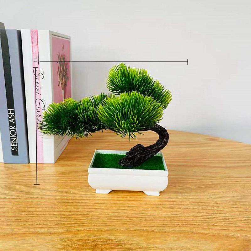 Pinus Plastic Hwangshanensis Plants Bonsai Plant With Realistic Appearance