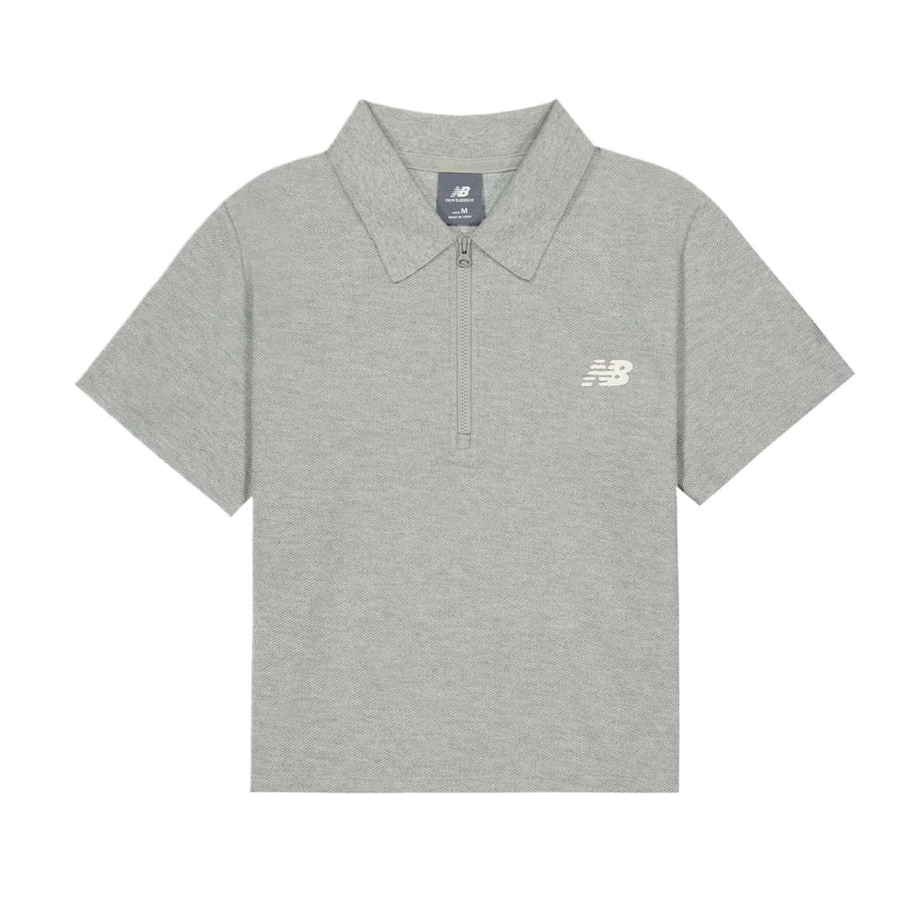 New Balance Polo Shirt Women's Medium Gray NFF29212-MGR
