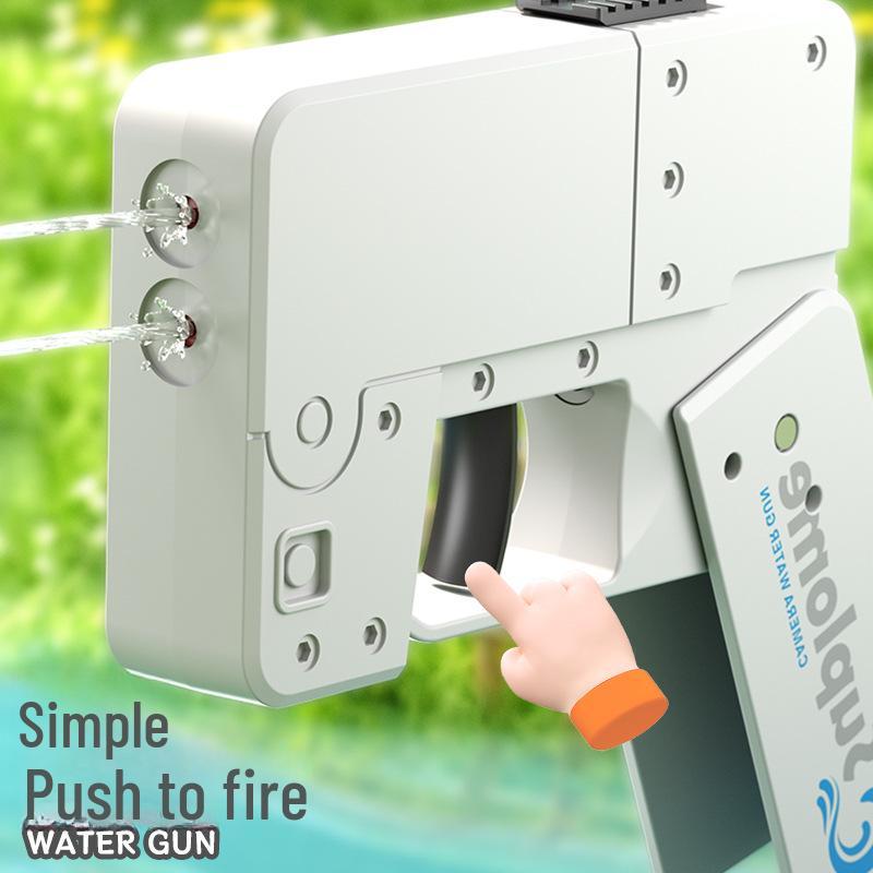 Creative Apple Transforming Water Gun Toy for Boys - Long-Range Manual Squirt Gun, Perfect Children's Day Gift