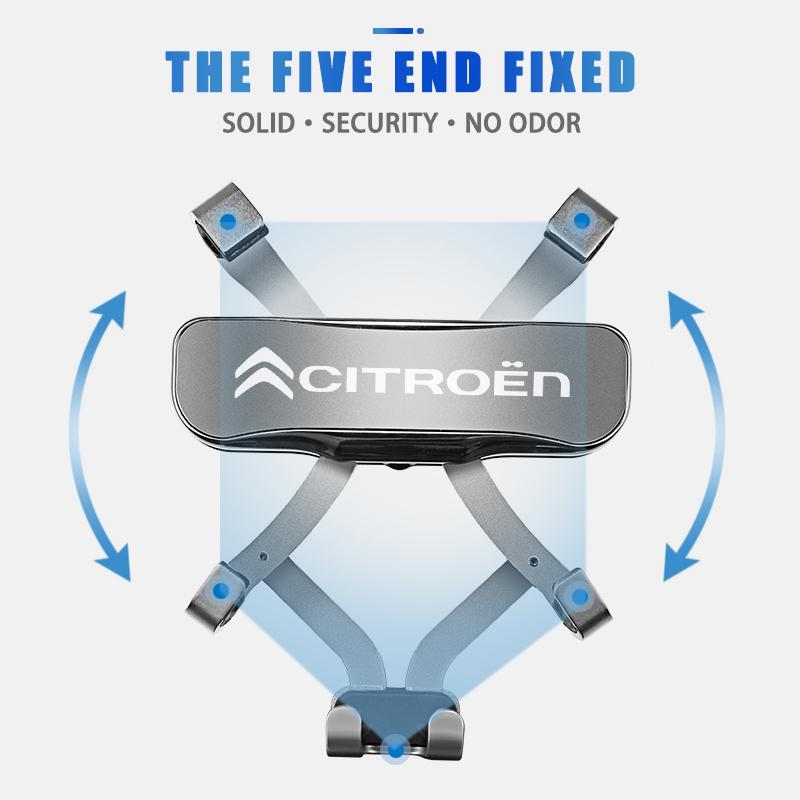 Stop cynku Stylizacja samochodu Uchwyt na telefon Klips montażowy do nawiewu Dla Citroen C1 DS3 C2 C3 Vts C4 Saxo C4L C5 C6 C8 Xsara C3-XR Picasso