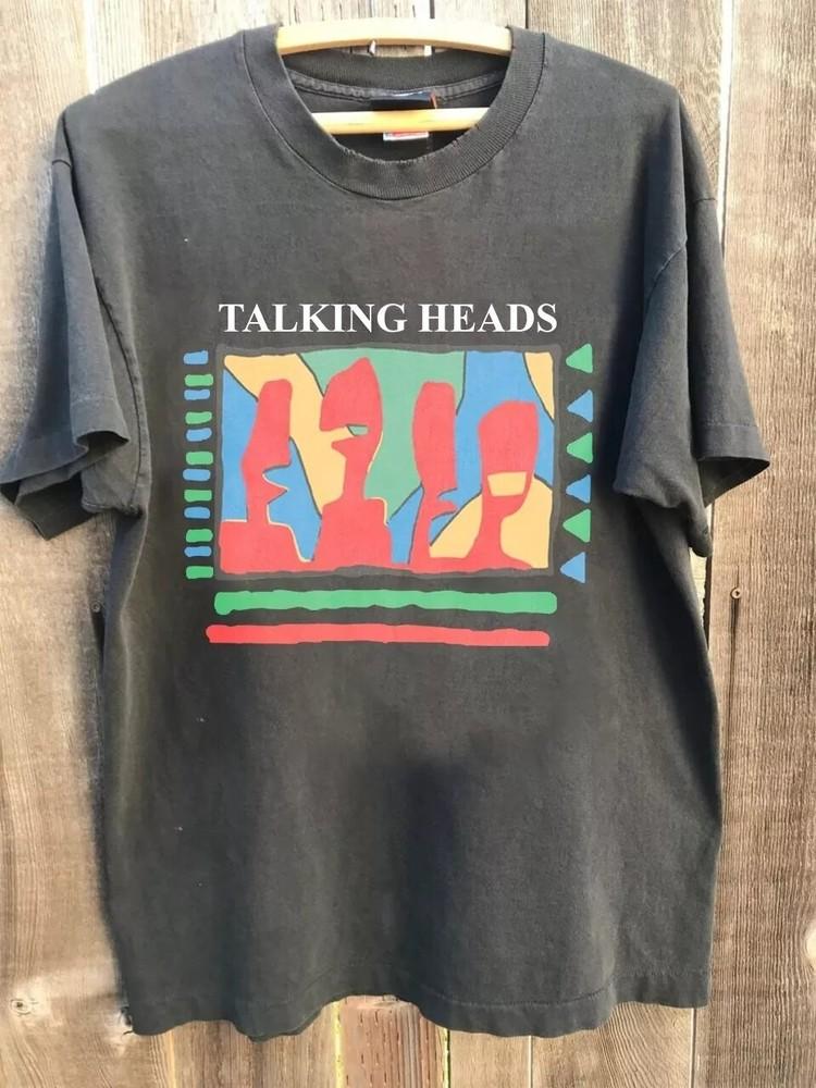 

Talking Heads Band 90s Rare Charcoal Short sleeve Unisex T shirt S5XL Unisex T-Shirt S