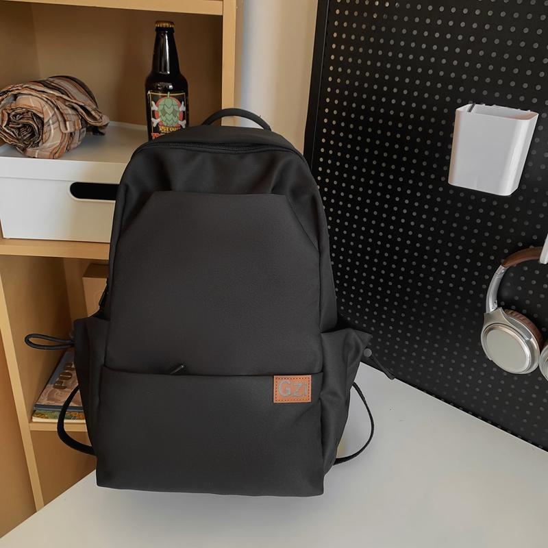 Studentenrucksack, Herren-Sportrucksack, einfarbig, Reiserucksack für Damen und Mädchen