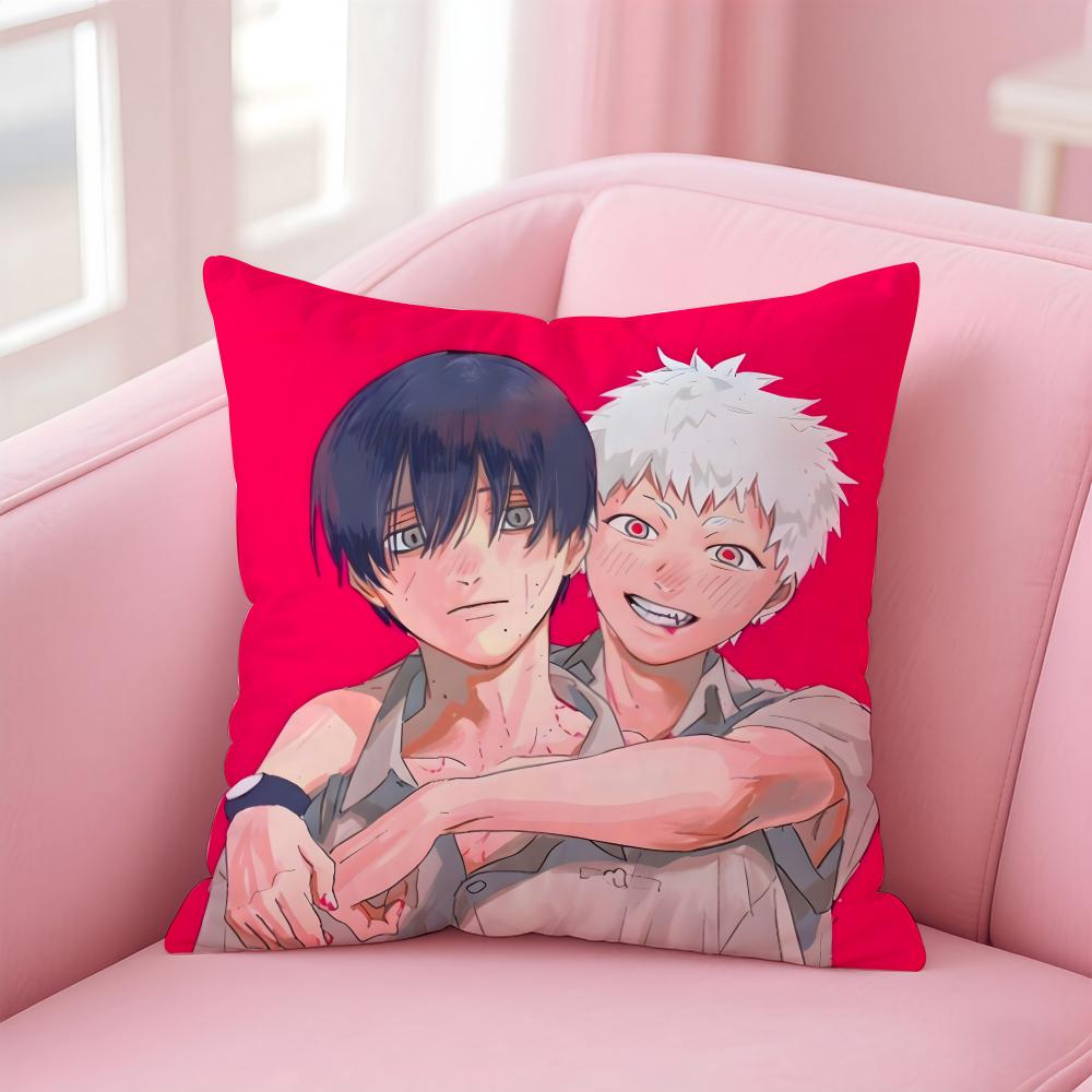 Anime T-The S-Summer Hikaru D-Died Cushion Cover Comfortable Reversible Pillow Cover Ideal for Car Sofa Bedroom & Beyond
