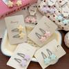 Korean style shiny five-pointed star hairpin hair ring simple and high-end sense of girls flashing diamond hairpin double ponytail head rope