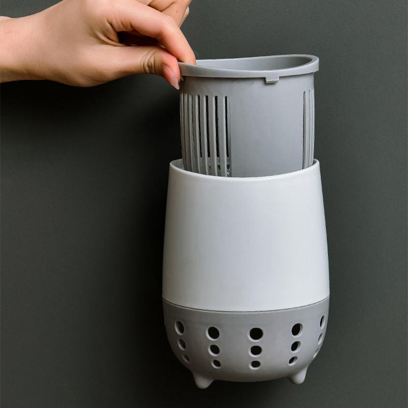 Household Toilet Brush Set Creative Free Punching Bathroom Washing Toilet Brush Long Handle No Dead Corner Cleaning Brush