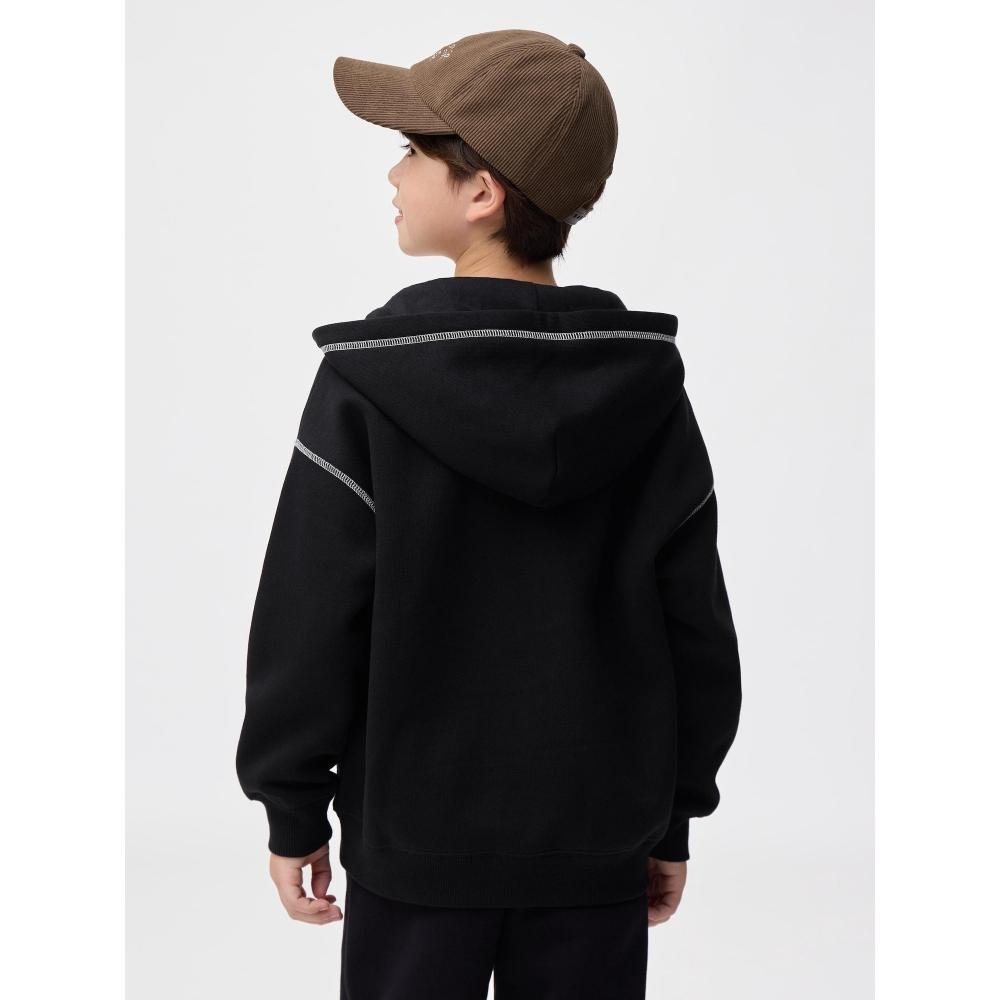 Gu By Uniqlo Kids Heavyweight Sweat Full Zip Hoodie  Unisex 