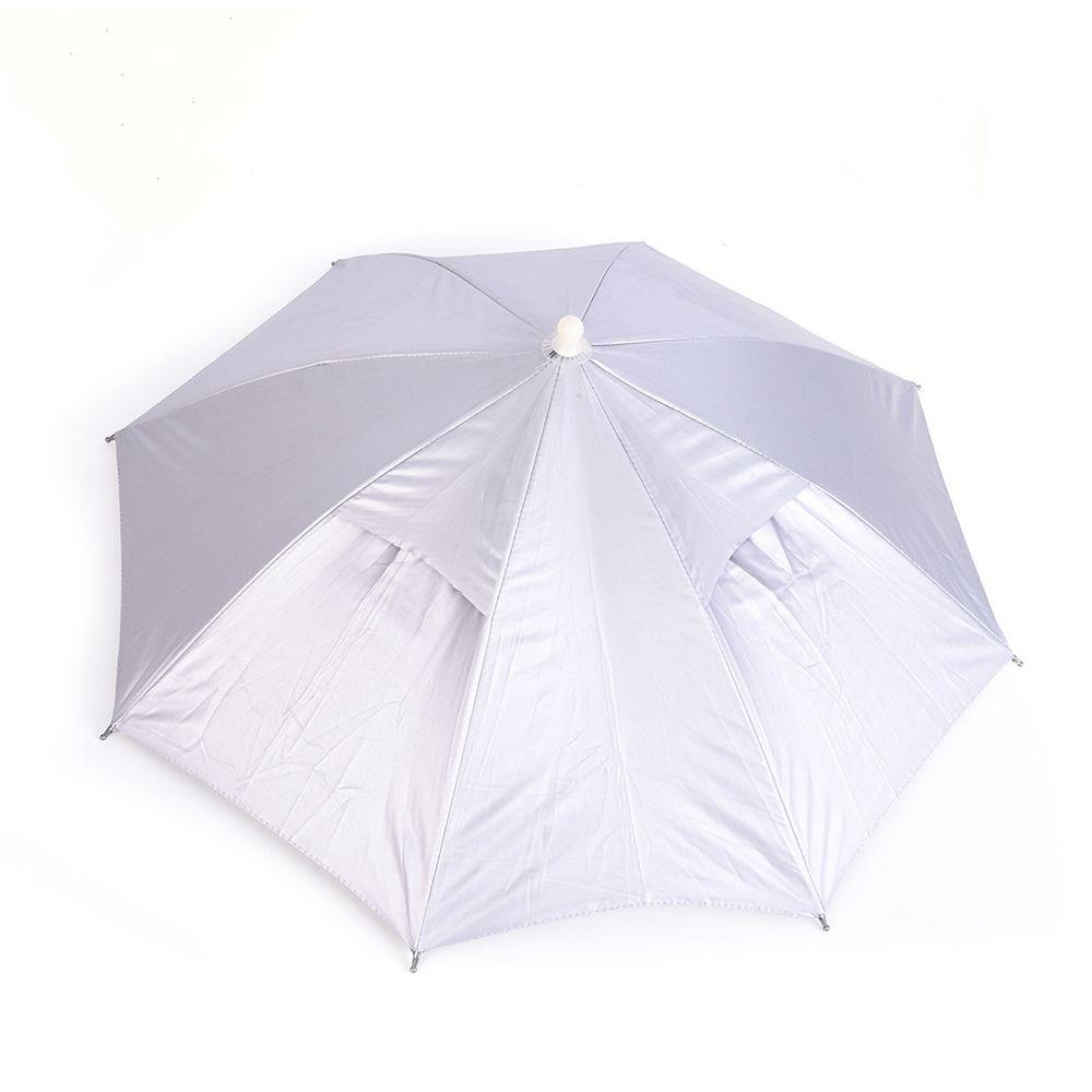 UV Protection Sunshade Anti-Rain Handsfree Foldable Fishing Caps Sun Hat Umbrella Cap Umbrellas