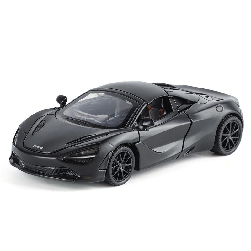 1/32 McLaren 720S Car Model Simulation Sound and Light Bring Back To Pull Forward Children's Toy Car Birthday Gift Christmas