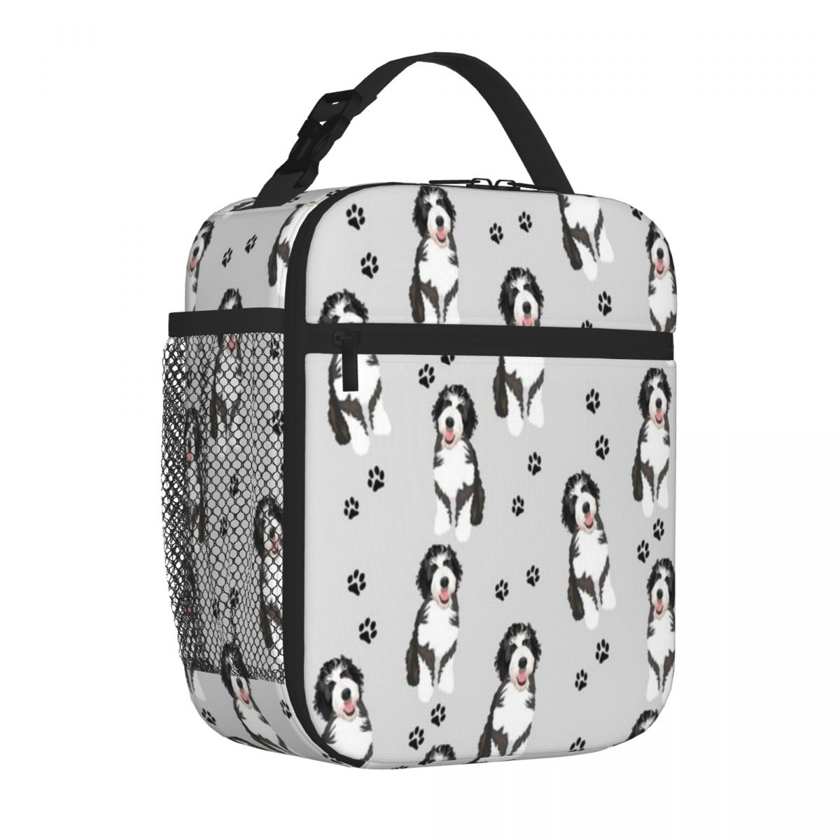 Bestselling Bernedoodle Large Capacity Food Tote Bag Beach Outing Insulated Food Bag One Size