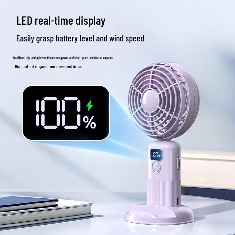 Portable USB Rechargeable Handheld Mini Fan