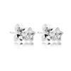 925 Silver Star Moon Earring Set, Sun Moon Star/Zircon Inlaid Design Vintage Trendy Stud Huggie Earrings for Women