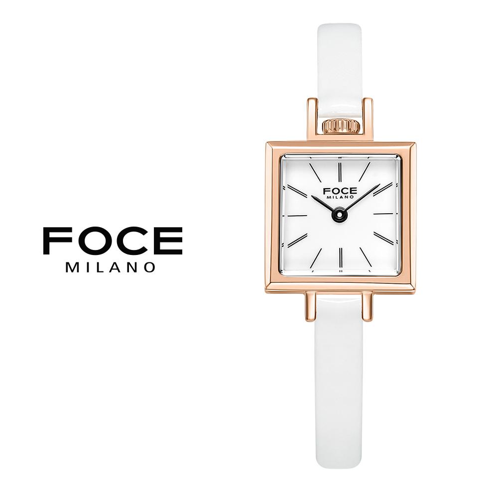 Pocheleidi 19.5Mm Women'S Square Leather Watch Fm1913L-Wrg